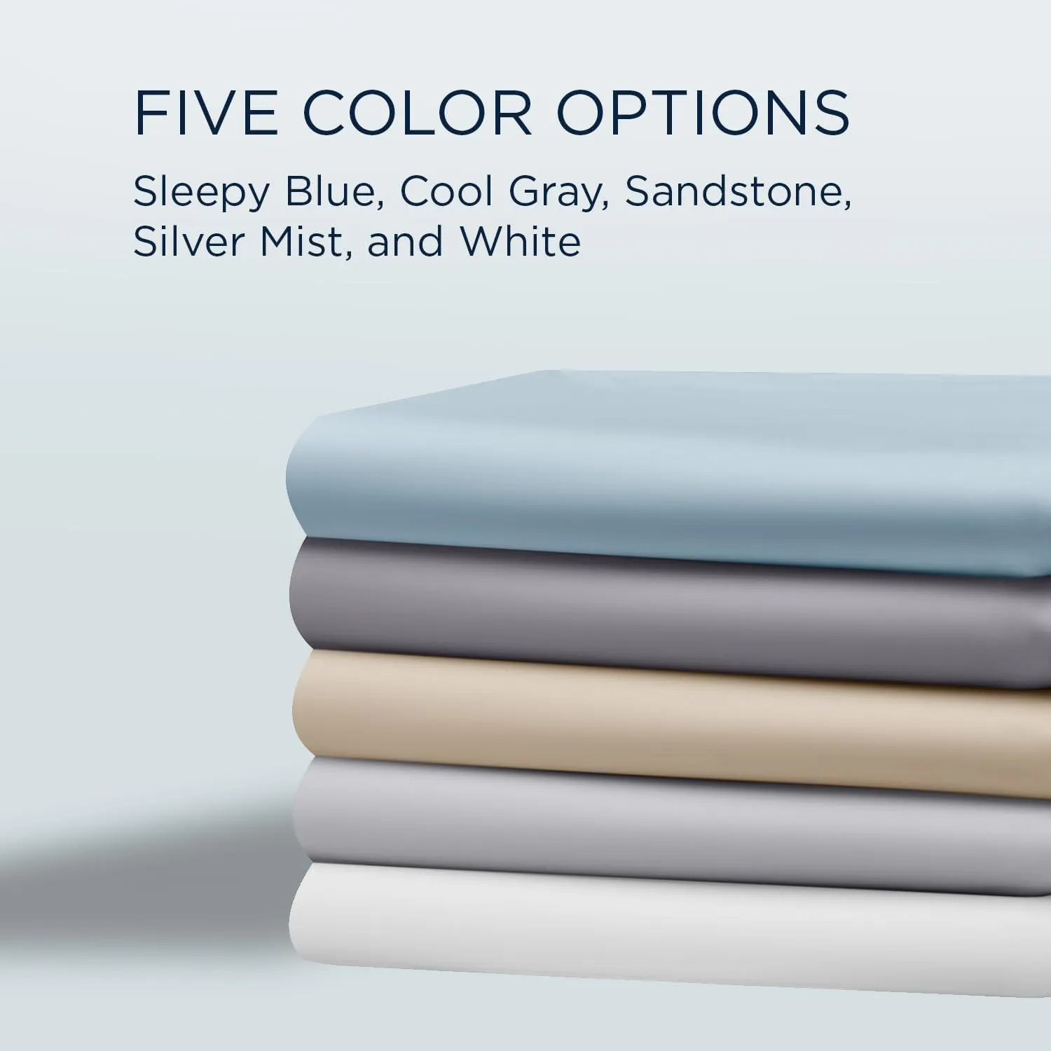 TEMPUR Classic Cotton Sheet Set Cool Gray - King