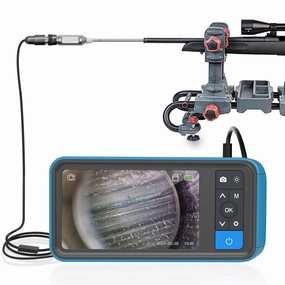 Teslong Rigid Rifle Borescope, 0.2inch Rod Digital Gun Barrel Bore Scope Gun Cleaning Camera-Fits .20 Caliber & Larger Hunting Shooting Firearms, 26inch Long Insertion Tube & 4.5inch 1080P HD Screen