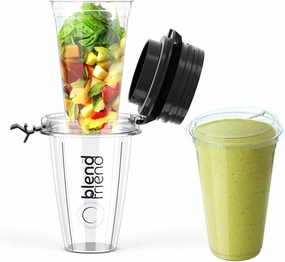The Blend Friend - Single Serve Smoothie Cup for Nutribullet - Compatible with 600W & 900W Models - No Mess, No Cleanup