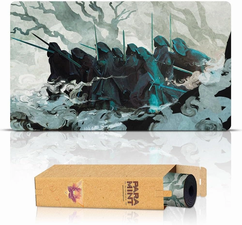 The Nine (Stitched) - MTG Playmat by Anato Finnstark, LOTR Lord of The Rings - Compatible with Magic The Gathering Playmat - Play MTG,YuGiOh,TCG - Original Play Mat Art Designs & Accessories