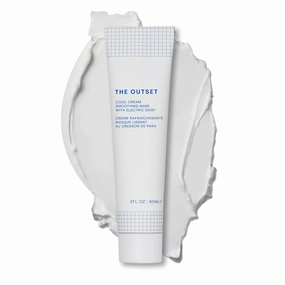 The Outset Cool Cream Smoothing Mask | | Hydrating | Softening | Wrinkle Fighting | Smoothing | Plumping | Clean, Vegan, Gluten Free | All Skin Types, Sensitive Skin