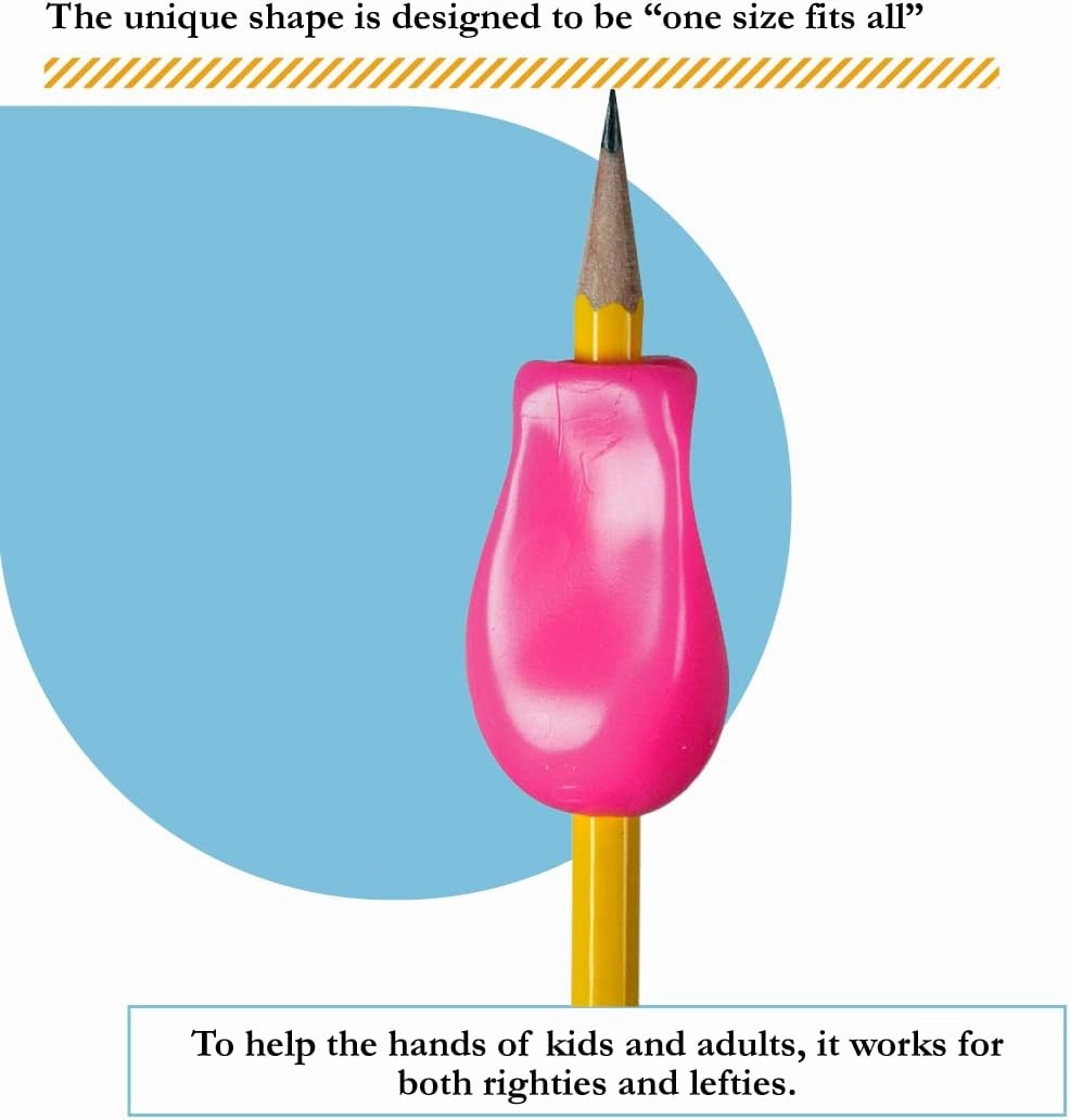 The Pencil Grip JUMBO Gripper Ergonomic Writing Aid, 12 Count Classic Colors (TPG-11412)