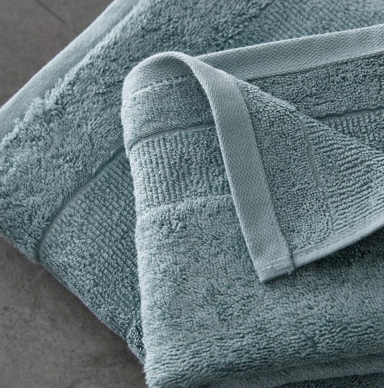 Tommy Bahama - Bath Towels, Absorbent & Fade Resistant Bathroom Essentials, Oeko-Tex Certified (Island Retreat Turquoise, 6-Piece)