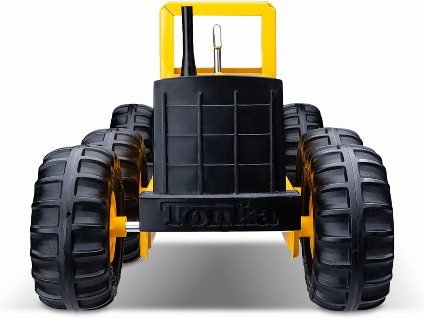 Tonka Steel Classics Road Grader - Made with Steel & Sturdy Plastic, Yellow Toy Construction Truck, Boys and Girls, Kids, Toddlers, Ages 3 