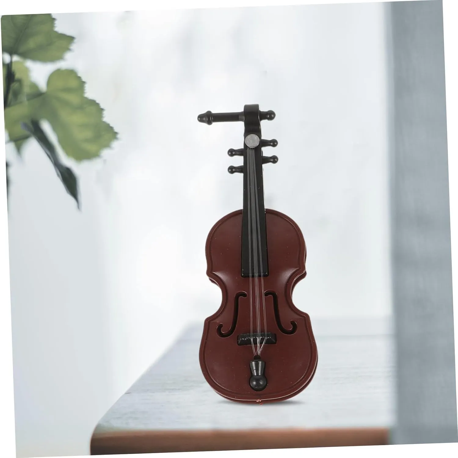 Toyvian 2sets Miniature Musical Instrument for Dollhouse Decor of Delicate Miniature Toy Piano Violin Drum and More for Mini Scenes and Craft Projects