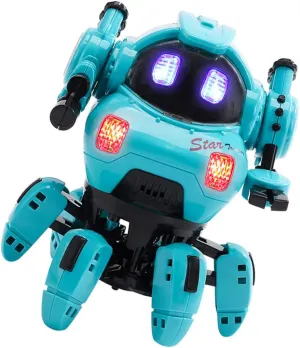 Toyvian Funny Dancing Robot Toy for Boys and Girls Educational Robot Plaything Portable Design for Boys and Girls for Family Fun and Creative Play