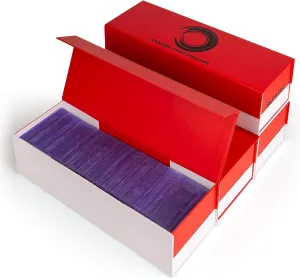 Trading Card Storage Box, 4 Pack Magnetic Cards Holder Case for Top Loader, Card Cases for Sports Cards, Game CardBoard Boxes for 800 Cards, 200 Top Loaders, 50 one touch