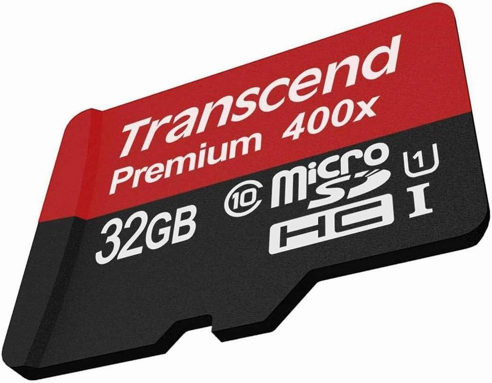 Transcend Information 32 GB MicroSDHC Class 10 UHS-1 Memory Card (TS32GUSDCU1)