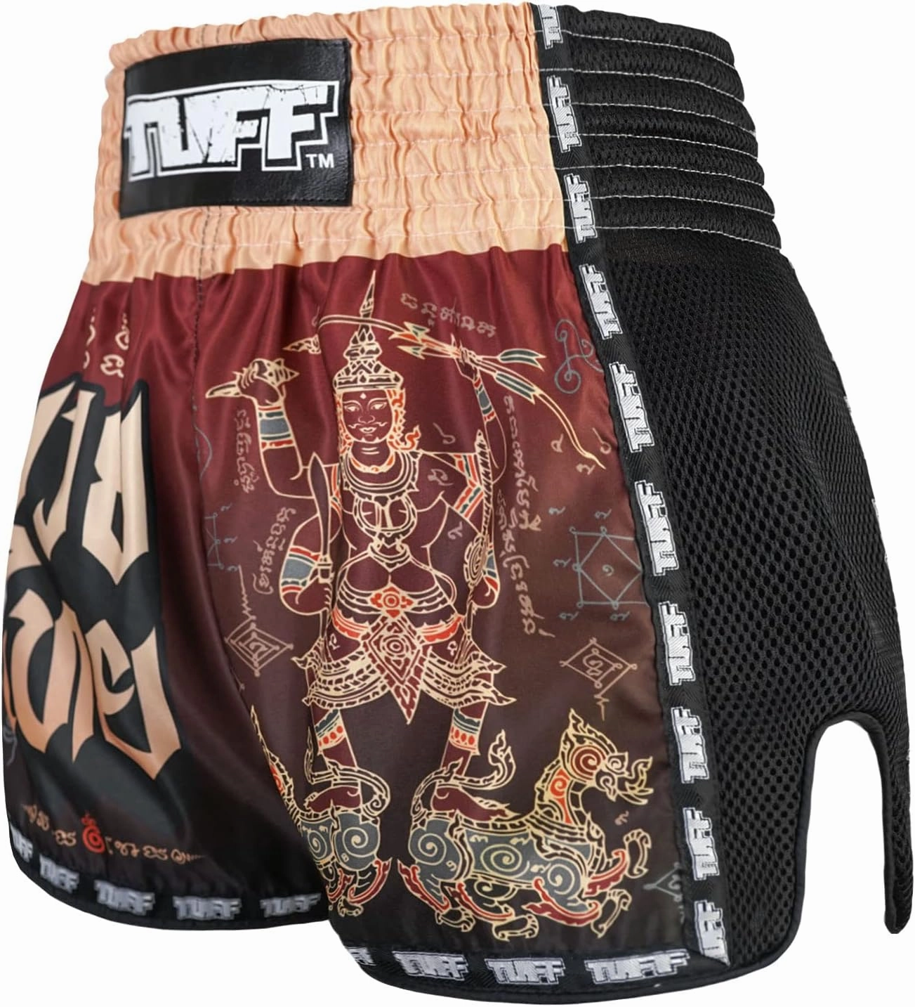 Tuff Sport Retro Muay Thai Shorts Boxing Shorts Classic Slim Cut MMA Kickboxing Workout Set Clothing Training