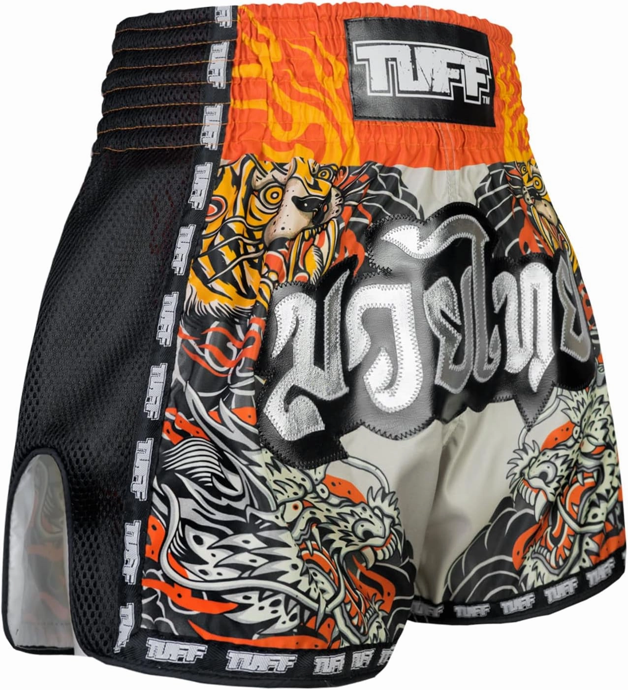 Tuff Sport Retro Muay Thai Shorts Boxing Shorts Classic Slim Cut MMA Kickboxing Workout Set Clothing Training