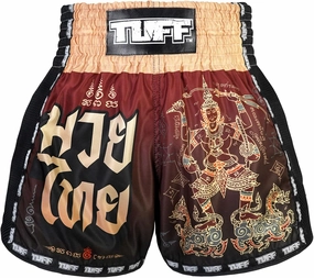 Tuff Sport Retro Muay Thai Shorts Boxing Shorts Classic Slim Cut MMA Kickboxing Workout Set Clothing Training