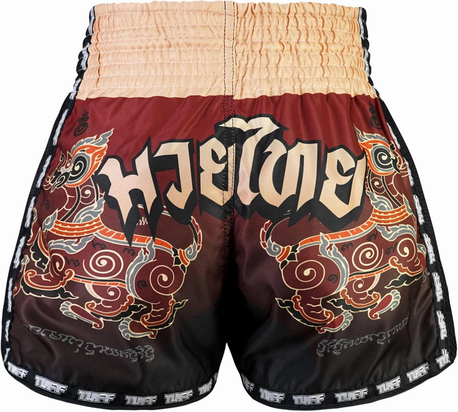 Tuff Sport Retro Muay Thai Shorts Boxing Shorts Classic Slim Cut MMA Kickboxing Workout Set Clothing Training