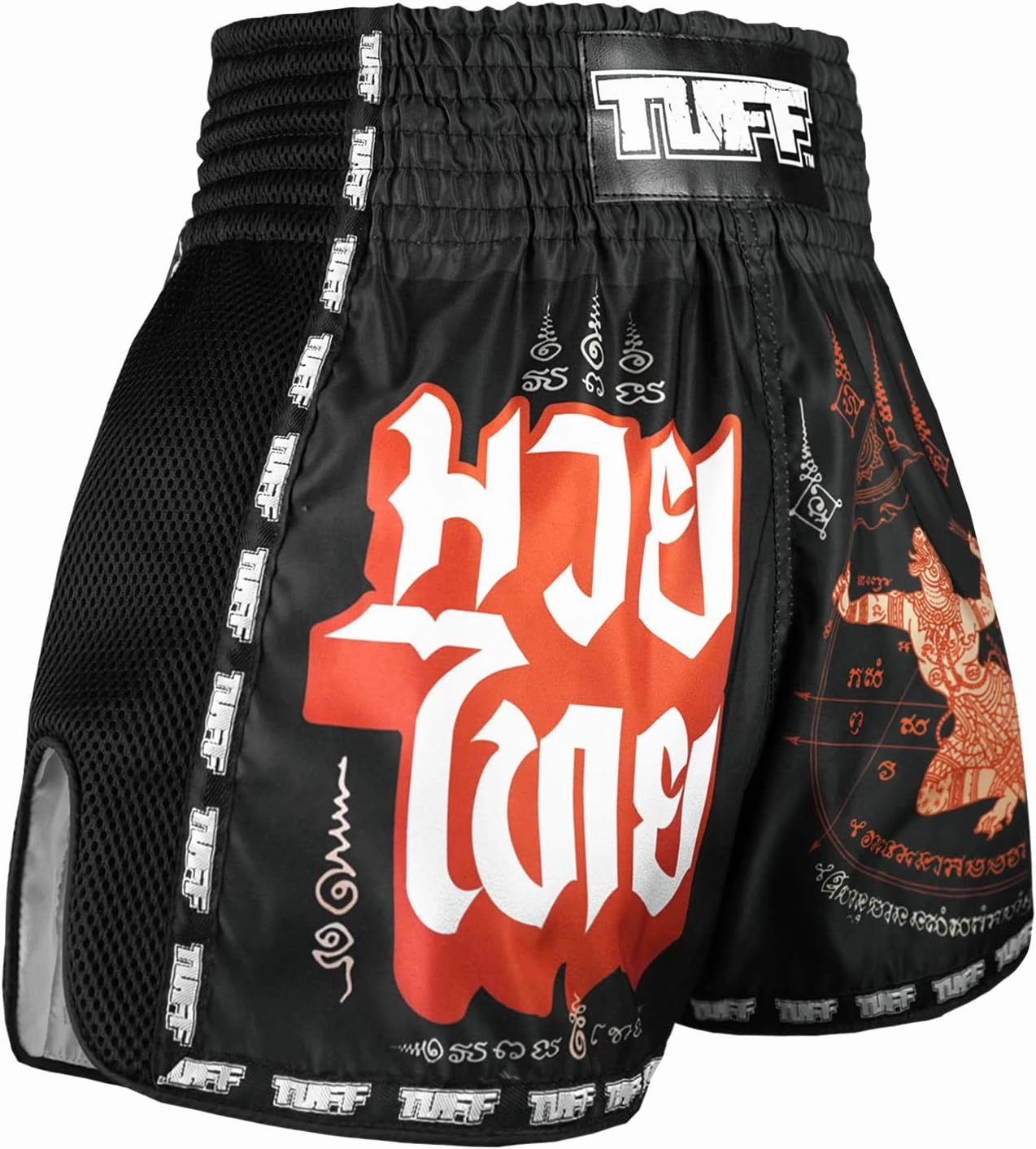Tuff Sport Retro Muay Thai Shorts Boxing Shorts Classic Slim Cut MMA Kickboxing Workout Set Clothing Training