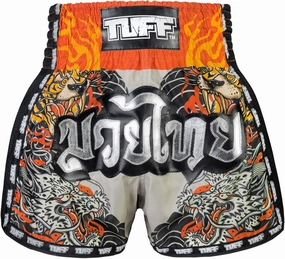 Tuff Sport Retro Muay Thai Shorts Boxing Shorts Classic Slim Cut MMA Kickboxing Workout Set Clothing Training