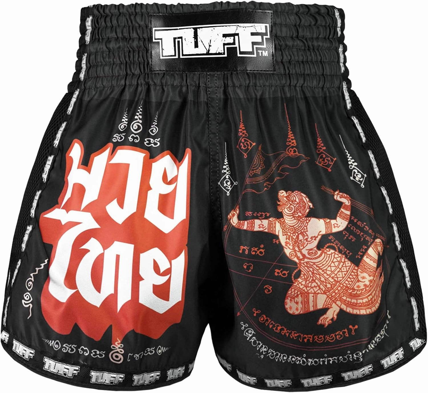 Tuff Sport Retro Muay Thai Shorts Boxing Shorts Classic Slim Cut MMA Kickboxing Workout Set Clothing Training