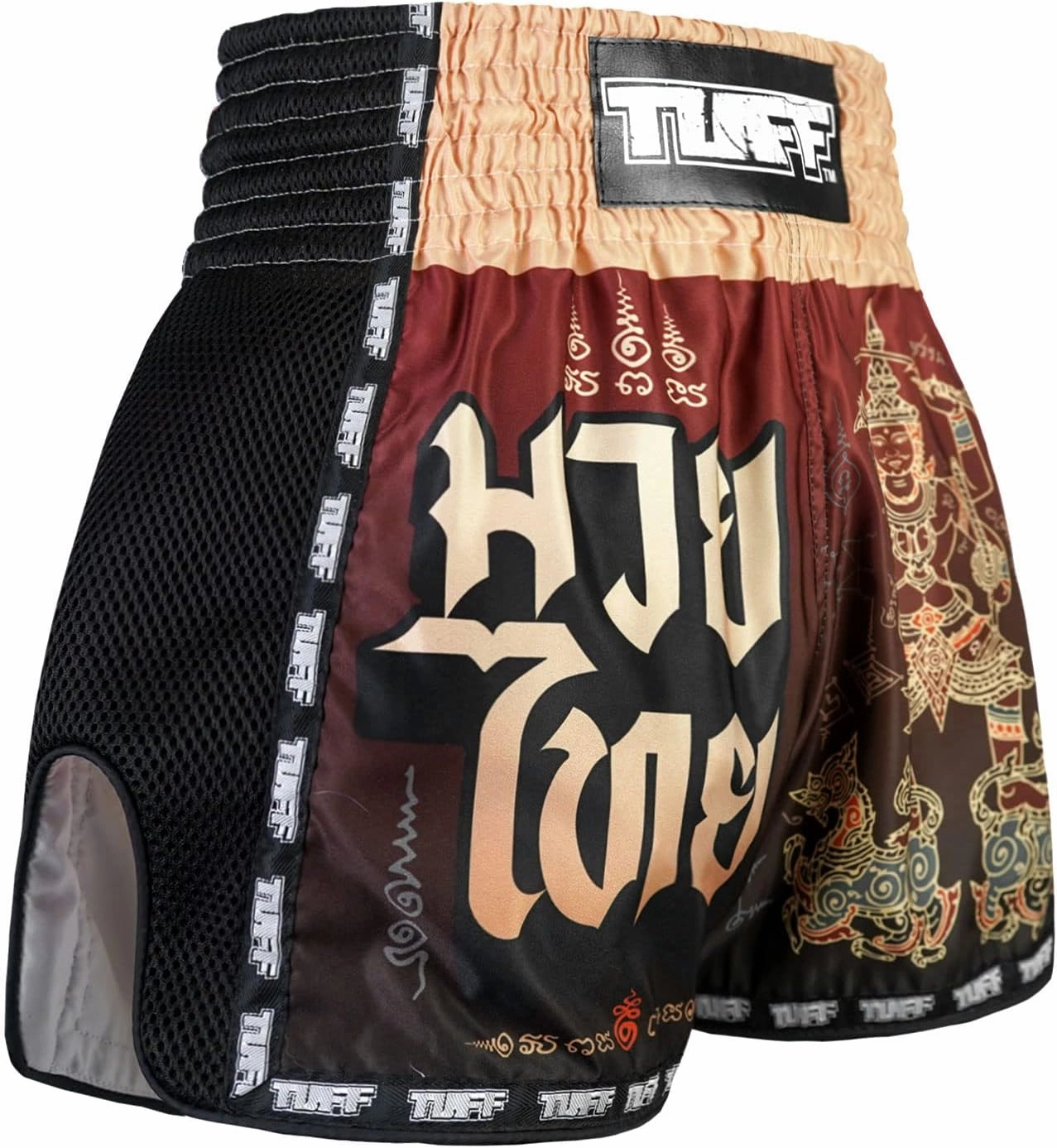 Tuff Sport Retro Muay Thai Shorts Boxing Shorts Classic Slim Cut MMA Kickboxing Workout Set Clothing Training