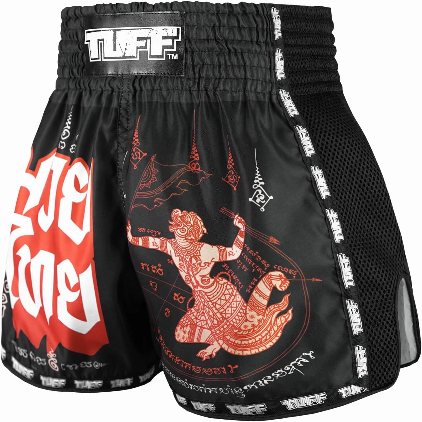 Tuff Sport Retro Muay Thai Shorts Boxing Shorts Classic Slim Cut MMA Kickboxing Workout Set Clothing Training