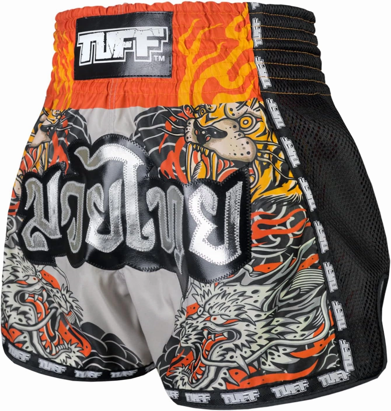 Tuff Sport Retro Muay Thai Shorts Boxing Shorts Classic Slim Cut MMA Kickboxing Workout Set Clothing Training