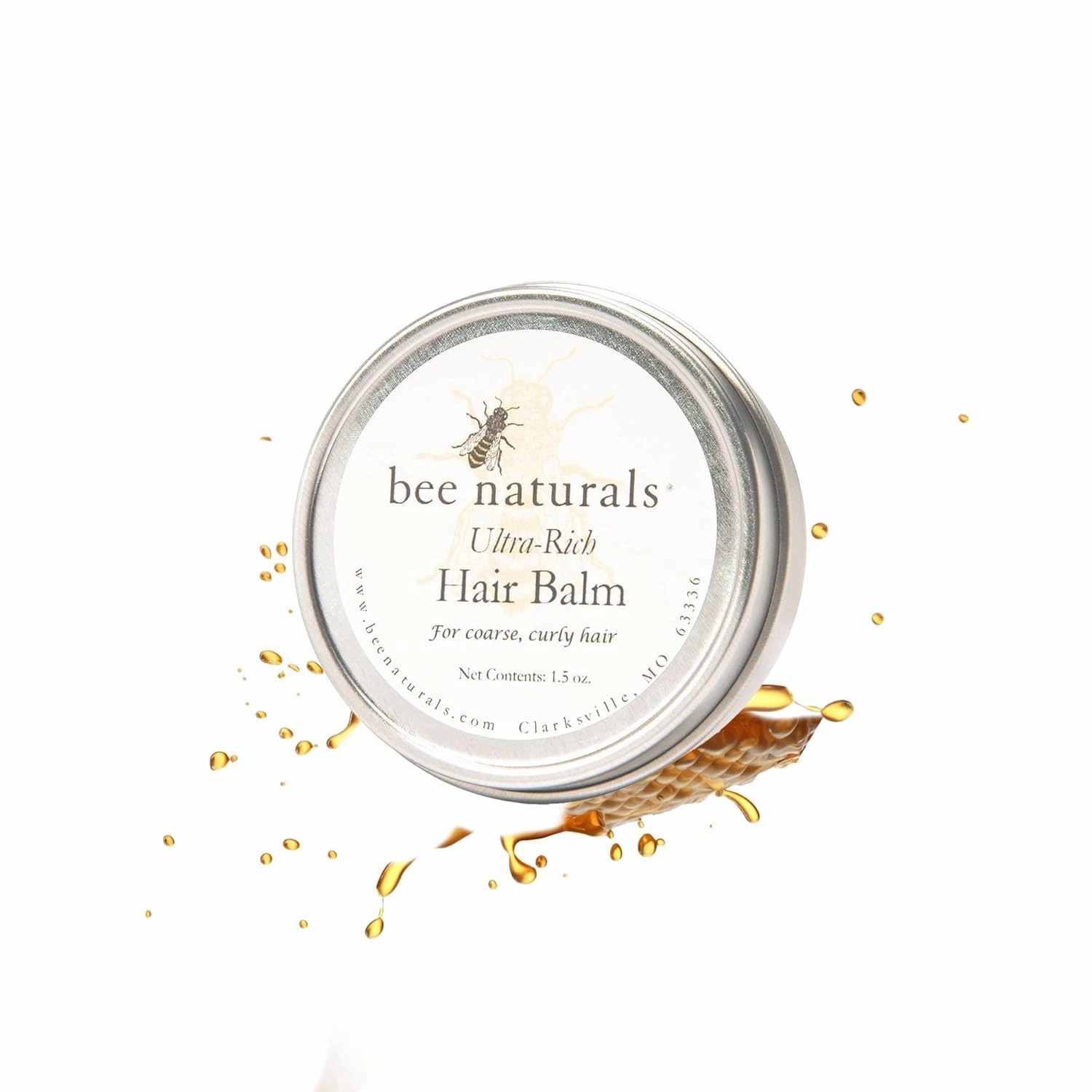 Ultra-Rich Hair Balm 1.5 Oz - Nourishes Coarse, Curly & Dry Hair - Silicone-Free, Natural Ingredients for Conditioning & Shine Without Sticky Residue