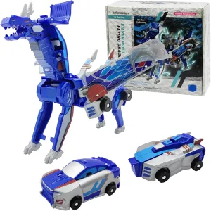 Unicorn car Toy,Transforming Car Robot Toys,Magnetic Cars Transform into Dinosaur,Transformer Car Toy for Boys and Girls, Educational,Collision to Magical, Birthday Party