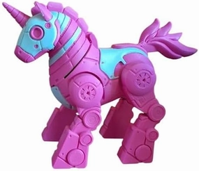 Unicornbot Mecha Figurine with Hidden Pilot – Fantasy Desk Fidget for Teens & Adults (15 ) – Stress Relief & Collectible – Made in USA.