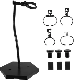 Vaguelly 1set Action Figure Stand Flexible Doll Support for Displaying Toy Models and Dolls Complete Installation Accessories Included