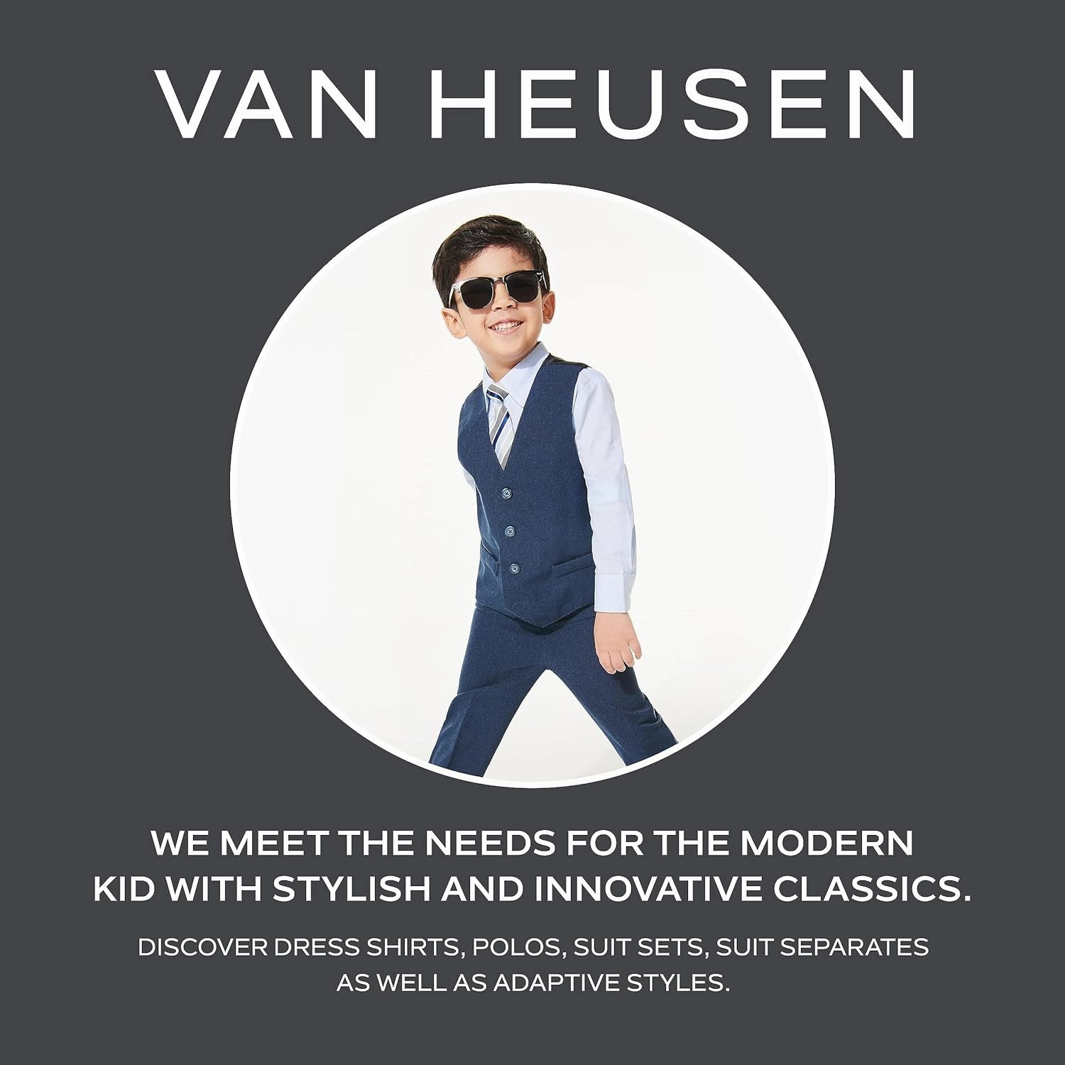 Van Heusen Boys' 2-Piece Formal Suit Set