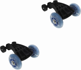 VICASKY 2pcs Kids Wiggle Car Wheel Accessory ,Front Swing Car Wheels w/Bearings Replacement Ride-On on Toy Parts No Batteries, Gears, or Pedals - Just Twist, Swivel, and Go