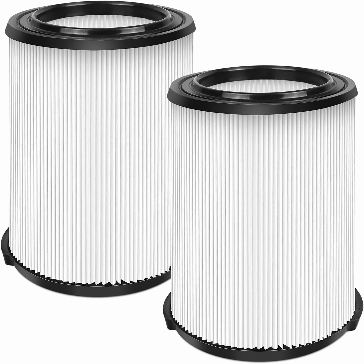 VIEWALL 2 Pack VF4000 Replacement Filter, Standard Wet/Dry Vac Filter Vf4000 Compatible with RIDGID Vacs Wet Dry 5-20 Gal, 6-9 Gal Husky Vacuum