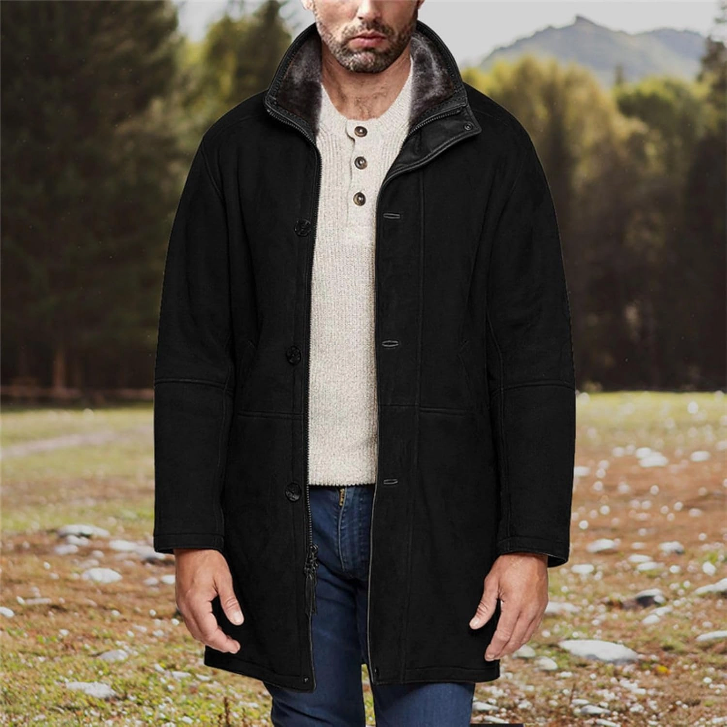 Vintage Brown Faux Leather Jacket Cowhide Distressed Leather Jacket Classic Suede Leather Jacket Shirt Collar Jackets