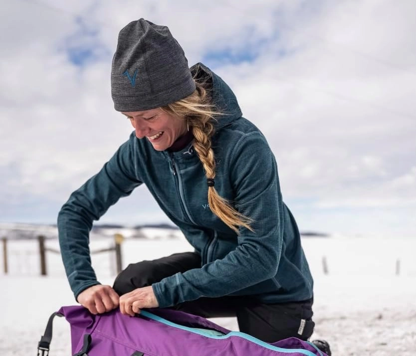 VOORMI High-Performance Wool Beanie | Surface Hardened™ Thermal & Dual Surface™ Moisture-Wicking | Made in USA | Eco-Friendly