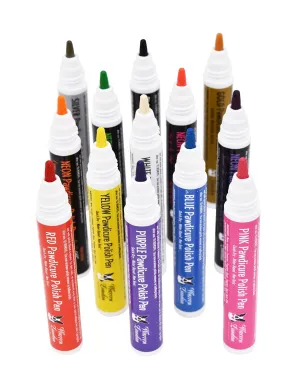 Warren London Pawdicure Dog Nail Polish Pens | Made in USA | Quick Dry, Low Odor, Non-Toxic Dog Accessories | Dries in Under 1 Minute | 13 Colors | Individual Pens (Variety)