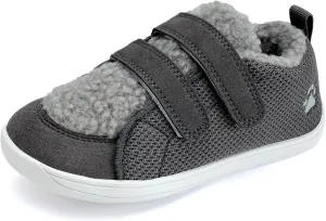 WateLves Toddler Little Kids Wide Barefoot Shoes Warm Winter House Shoes Baby Girls Boys Zero Drop Minimalist Plush Warm Sneakers for Indoor Outdoor