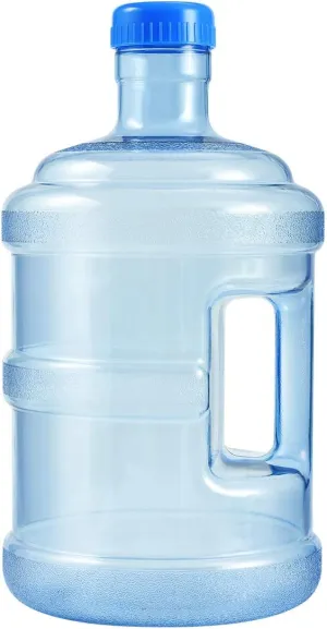 Water Bottle 1.3 Gallon Water Containers Water Jug with Handle Large Reusable Motivational Jug for Camping Outdoor Sports Travel