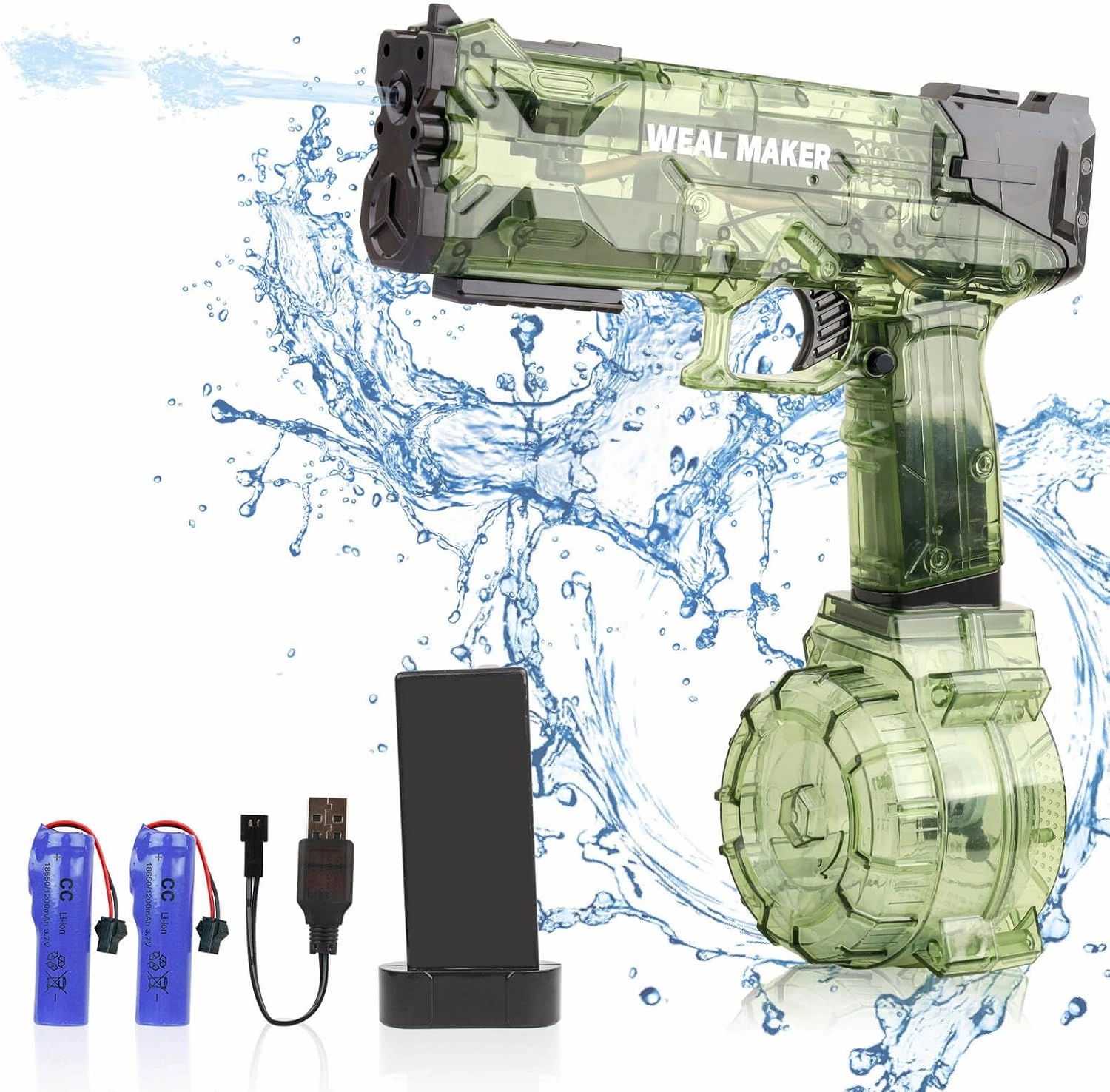 Water Guns for Adults, Strongest Shooter Water Pistol Automatic Electric Water Gun High Pressure Powerful Water Squirt Gun, 26FT Long Range Water Gun Pistol Watergun Toy for Summer