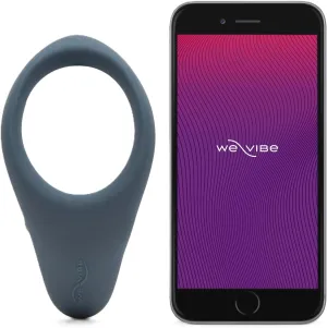 We-Vibe Verge Vibrating Cock Ring Adult Toy | Men's Perineum Vibrators | App Control Penis Ring with 10 Vibrations | Male Vibrator Silicone Games & Gifts | Wearable Adult Sex Toys for Men & Couples
