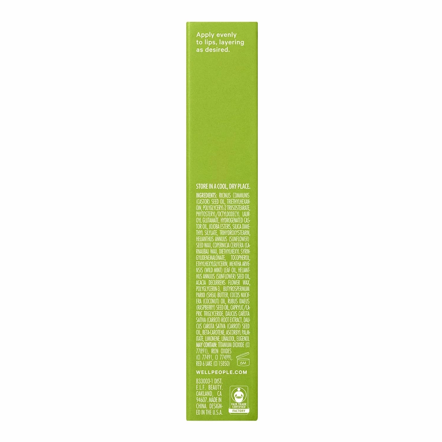 Well People Lip Nurture Hydrating Balm, Lip Balm For Hydration & Vibrant Sheer Color, Soothes & Softens Lips, Vegan & Cruelty-free, Spiced