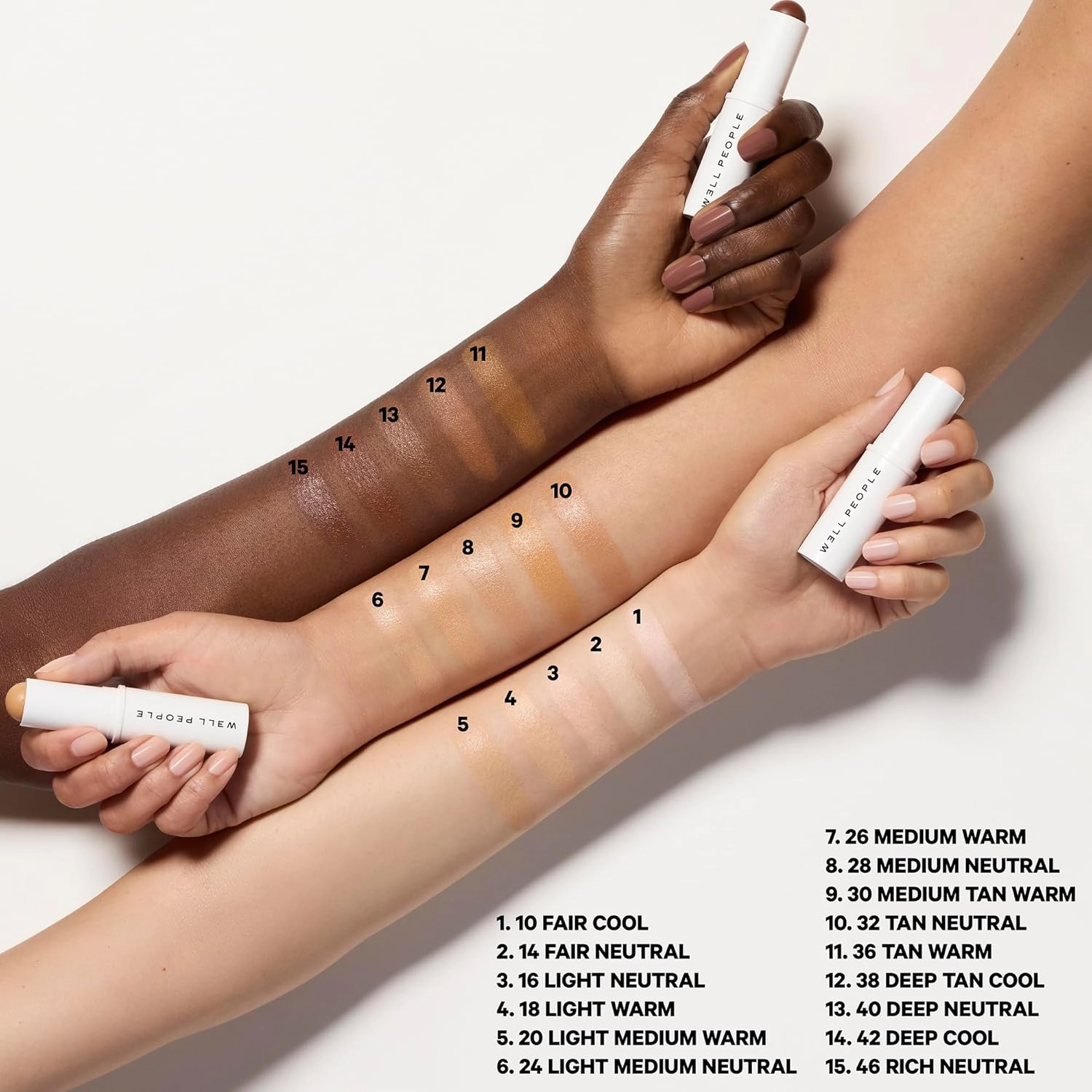 Well People Supernatural Complexion Stick Foundation   Concealer, Buildable, Light-to-Medium Coverage, Soft Matte Finish, Lightweight   Hydrating, Multi-Use, Vegan & Cruelty-Free, 24 Light/Medium