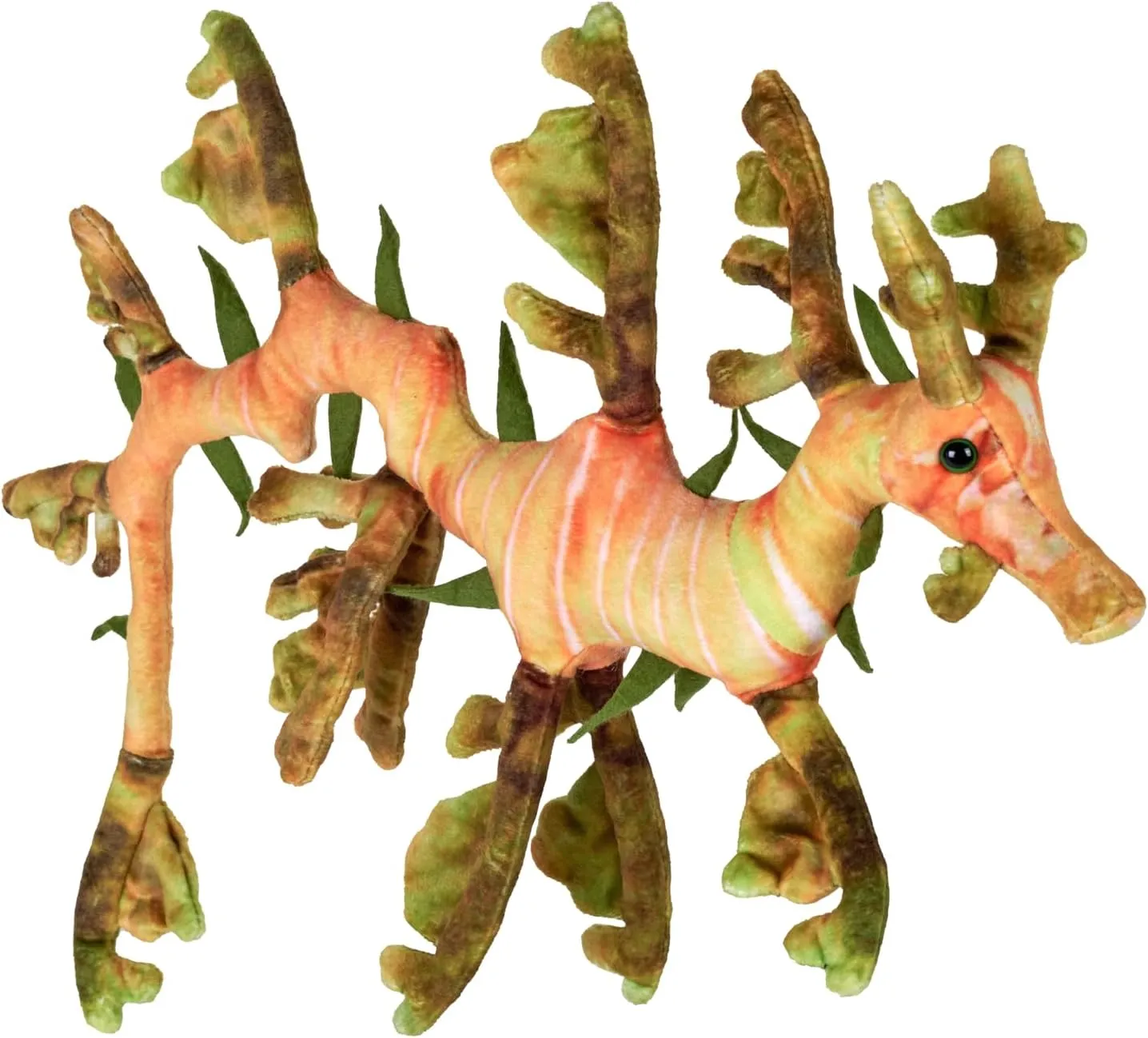 Wild Republic Living Earth Leafy Seadragon, Stuffed Animal, 24 inch, Plush Toy, Fill is Spun Recycled Water Bottles