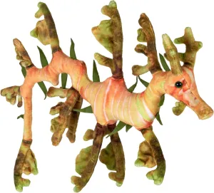 Wild Republic Living Earth Leafy Seadragon, Stuffed Animal, 24 inch, Plush Toy, Fill is Spun Recycled Water Bottles