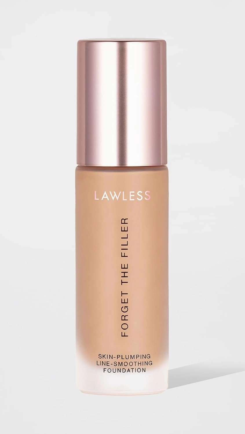 Women's Forget the Filler Skin-Plumping Line-Smoothing Foundation, 12M, medium with cool-neutral undertones, 1.0 Ounce