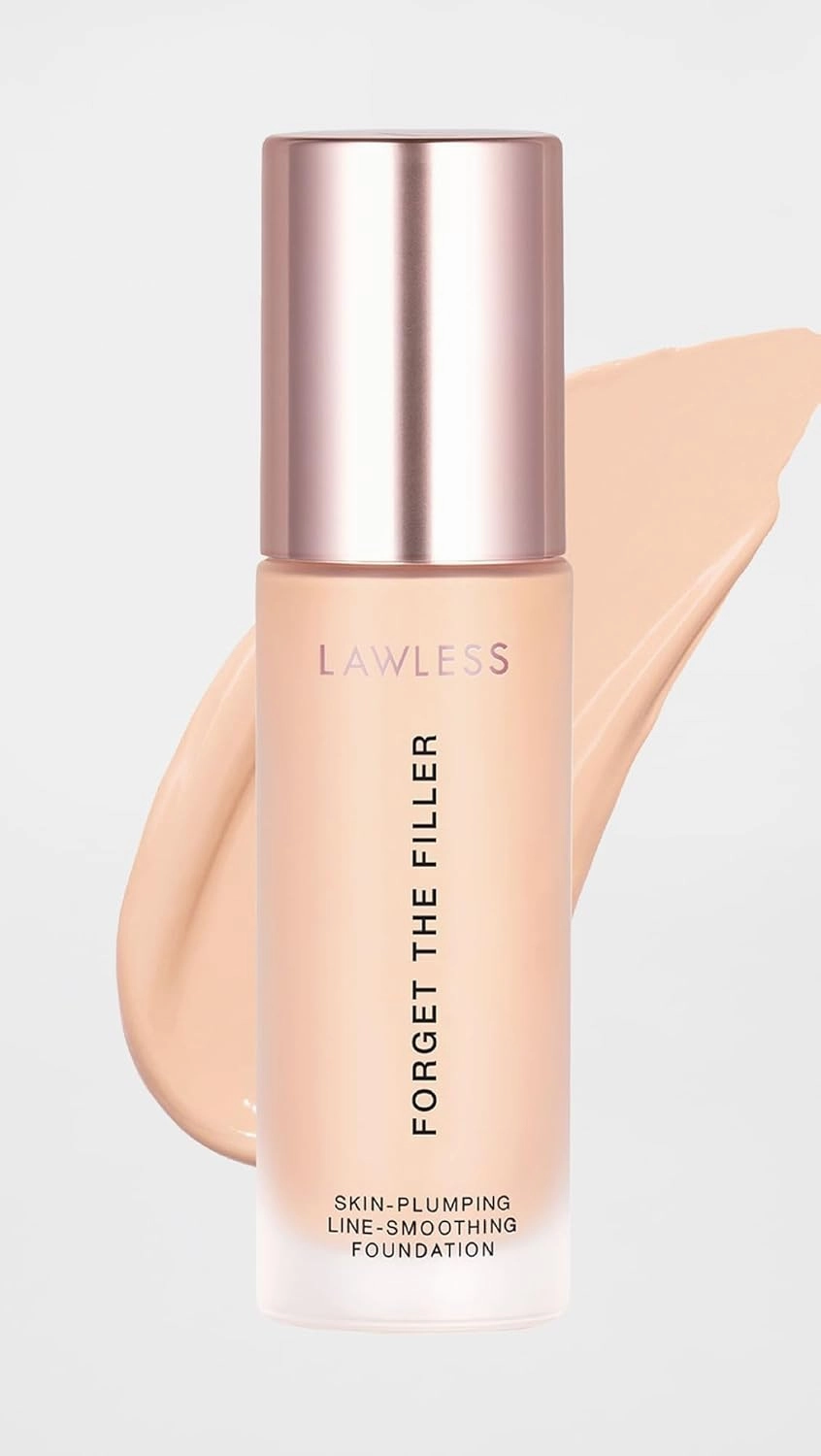Women's Forget the Filler Skin-Plumping Line-Smoothing Foundation, 3F, fair with warm-golden undertones, 1.0 Ounce
