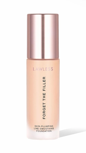 Women's Forget the Filler Skin-Plumping Line-Smoothing Foundation, 3F, fair with warm-golden undertones, 1.0 Ounce