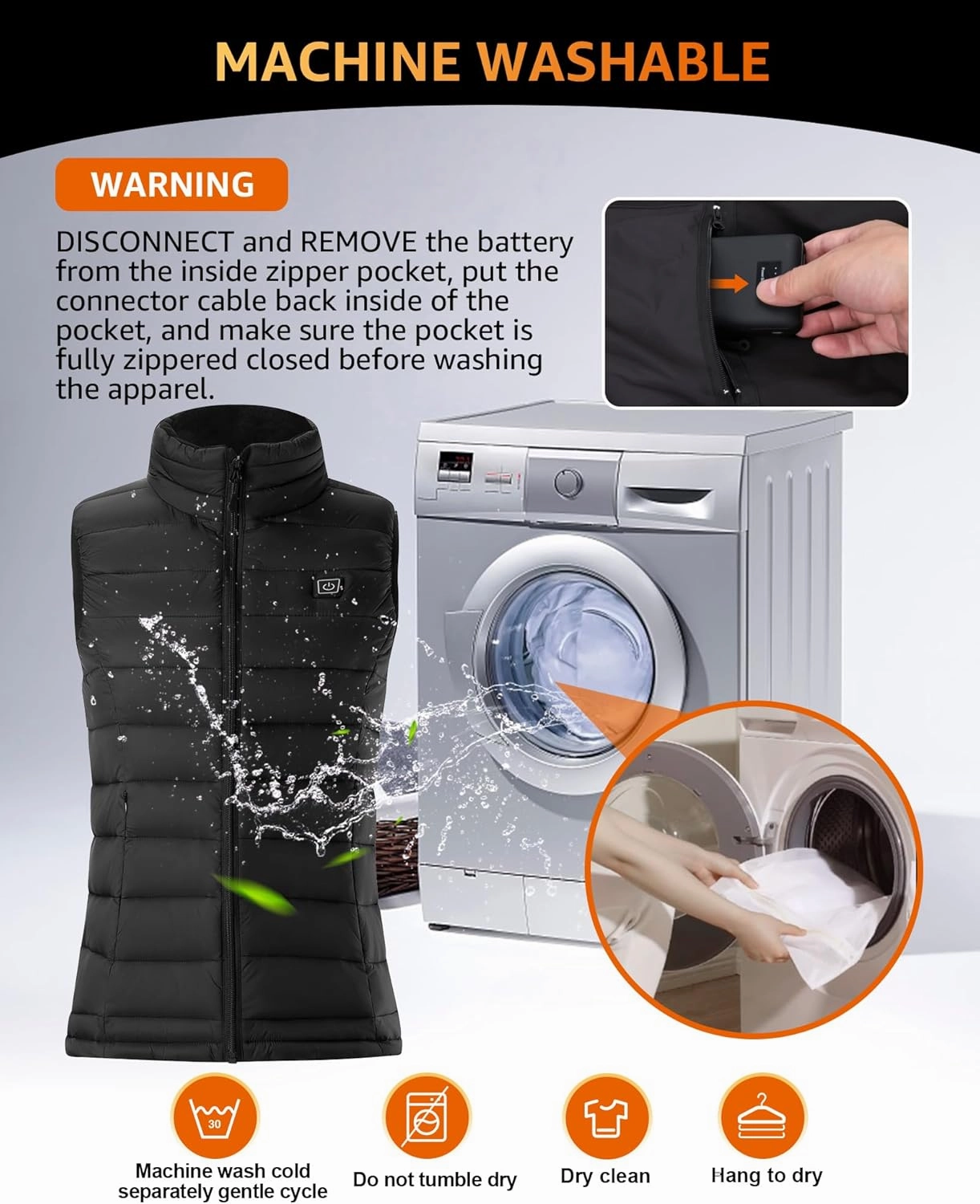 Womens Heated Vest With Battery Pack Included, Lightweight Warming Heated Jacket For Womens, Slim Fit Heating Vest