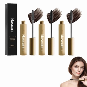 Womens Mascara, Beauty Natural Lashes for All Older Women, Waterproof Sweatproof Formula, Lengthening And Thickening, With Curved Wand,Long Lasting, Smudge-Free Lengthening & Volumizing (3)