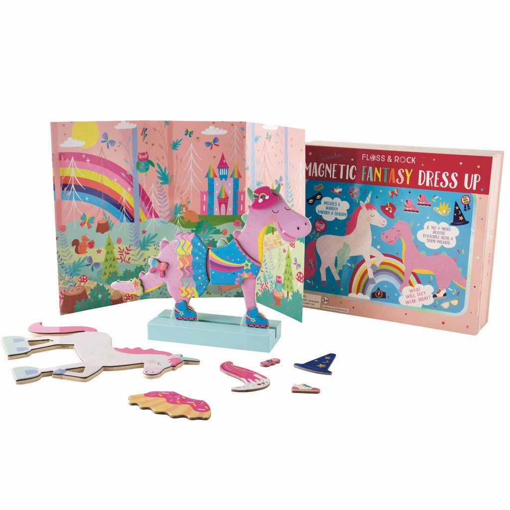 Wooden Magnetic Dress Up - Fantasy Pets