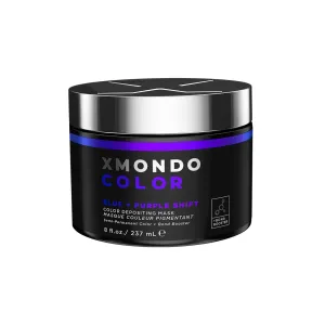 XMONDO Color Blue   Purple Shade Shift Color Depositing Mask & Semi-Permanent Hair Dye | Infused with Bond Boosters & Hyaluronic Acid to Nourish, Revitalize & Repair, Vegan Formula, 8 Fl Oz 1-Pack