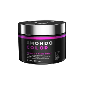 XMONDO Color Purple   Pink Shade Shift Color Depositing Mask & Semi-Permanent Hair Dye | Infused with Bond Boosters & Hyaluronic Acid to Nourish, Revitalize & Repair, Vegan Formula, 8 Fl Oz 1-Pack