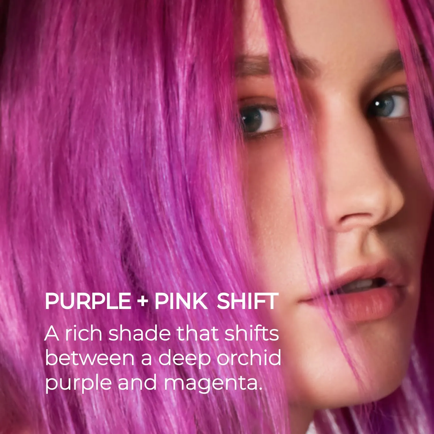 XMONDO Color Purple   Pink Shade Shift Color Depositing Mask & Semi-Permanent Hair Dye | Infused with Bond Boosters & Hyaluronic Acid to Nourish, Revitalize & Repair, Vegan Formula, 8 Fl Oz 1-Pack