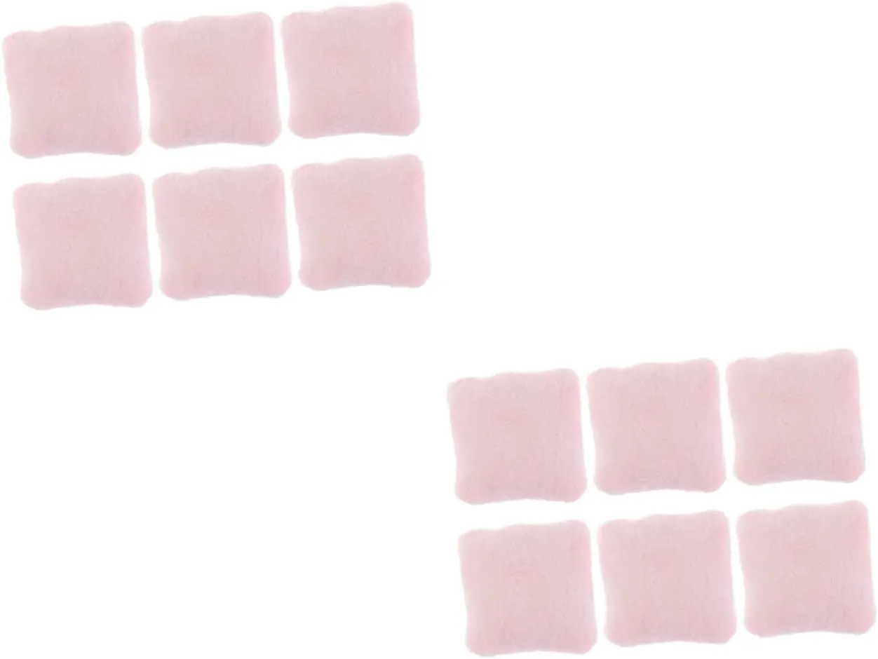 YARNOW 5sets 6pcs Mini Couch Pillow Realistic Decorative Throw Pillows for Dollhouse Sofa Soft Cloth Miniature Cushions for Desktop Display DIY Crafts 6pcs*5